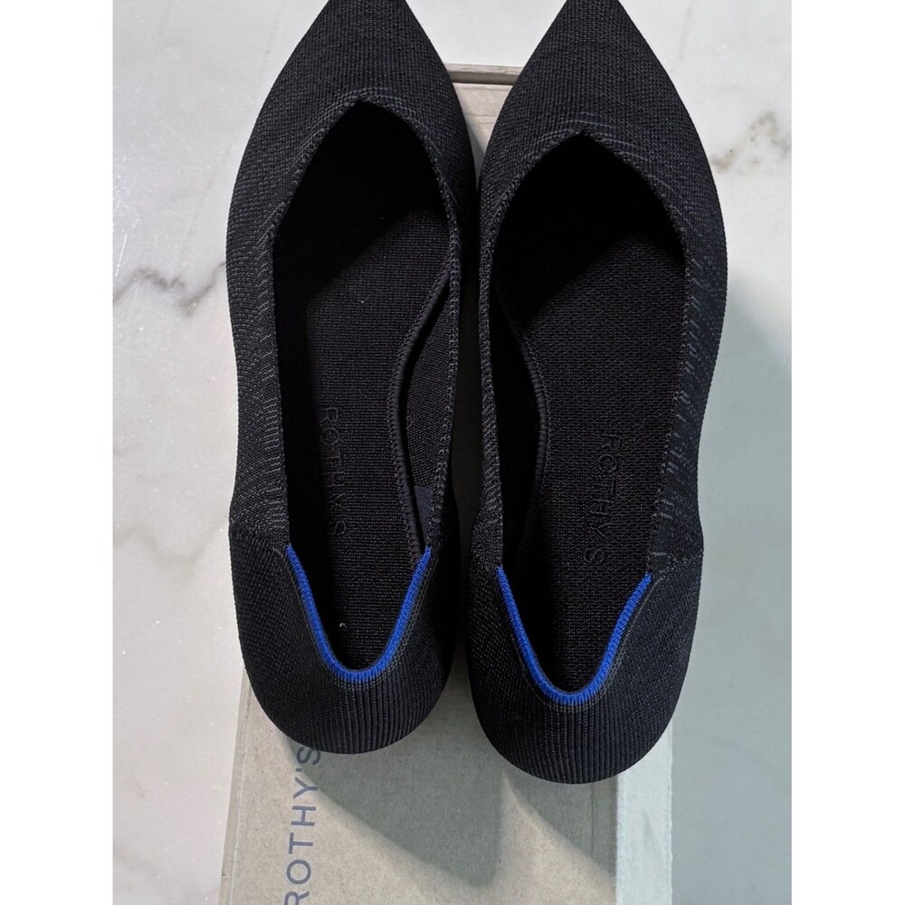 Rothy’s The Point Heather Black Size US W10.5 - Picture 2 of 8